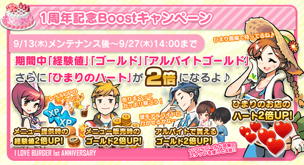 1周年
